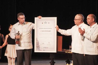 Recognition of Eusebio Leal on the 500th anniversary of Havana