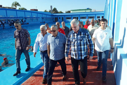 Visita Díaz-Canel obras restauradas en la capital