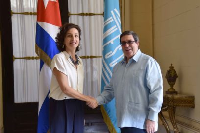 Dialogan en La Habana canciller cubano y directora general de la Unesco (+Fotos)