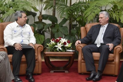 Encuentro entre Díaz-Canel y el Presidente Ejecutivo del Banco Centroamericano de Integración Económica
