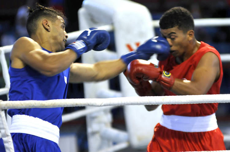 Primera jornada del Playa Girón de Boxeo 2019. Foto: José Raúl Rodríguez Robleda.