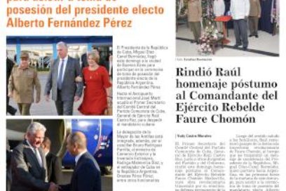 Lunes 9 de diciembre de 2019