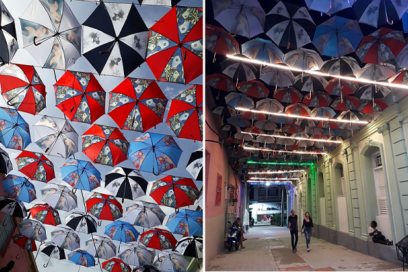 Santiago de Cuba “regala” sombrillas en el Callejón del Carmen (+ Fotos)