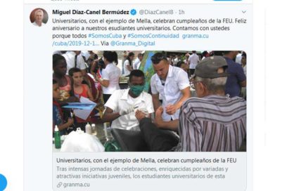 Cuba’s Federation of University Students celebrates anniversary