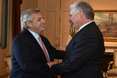 Presidente de Argentina recibió a Miguel Díaz-Canel (+Fotos)