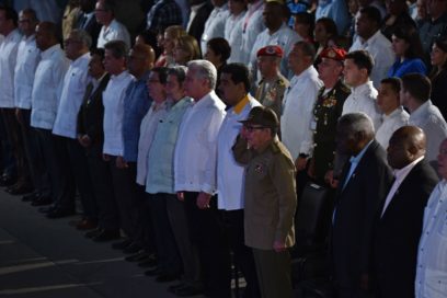 Raúl and Díaz-Canel attended event for the 15th anniversary of ALBA-TCP