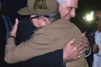 Raúl recibió a Díaz-Canel