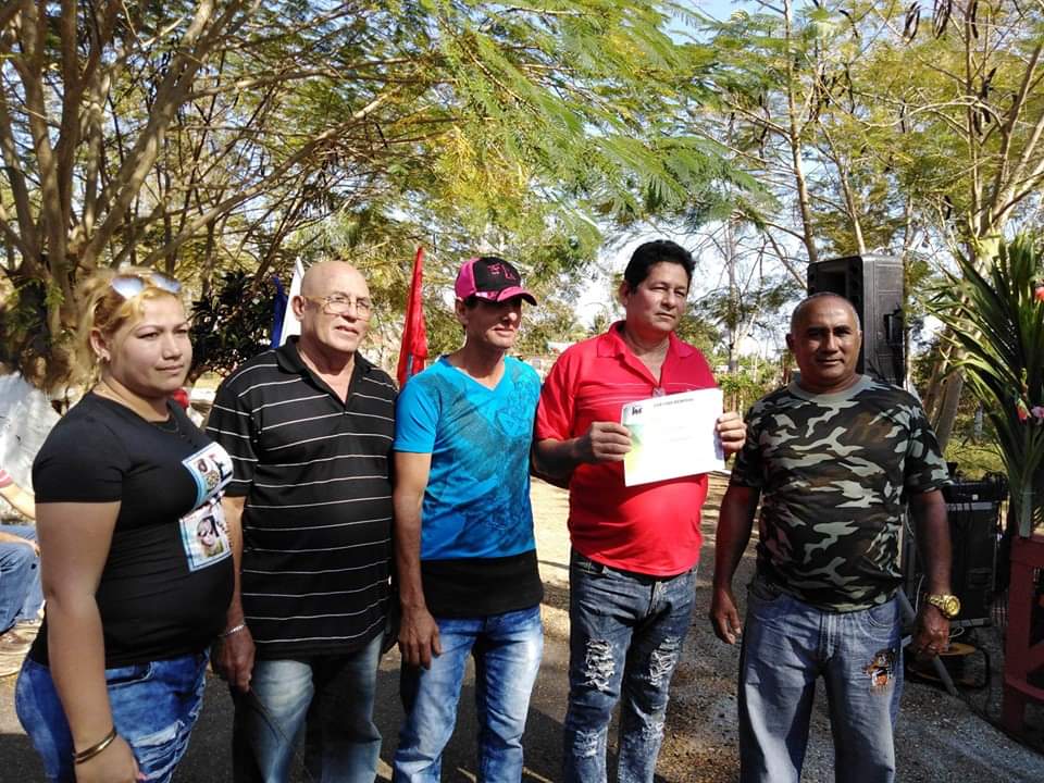 Recibieron reconocimientos los trabajadores de mejores resultados en los distintos establecimientos ferroviarios de la provincia. Foto: José Luis Martínez Alejo