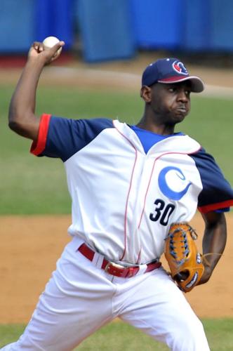 Yosimar Cousín, una apertura de lujo nuevamente frente a Matanzas. Foto: José Raúl Rodríguez Robleda