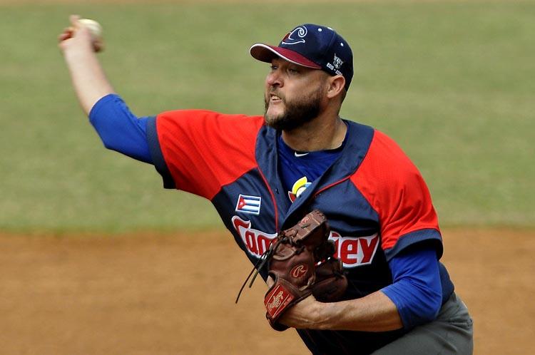 Lázaro Blanco ganó un importante juego y llegó a diez triunfos en postemporadas. Foto: José Raúl Rodríguez Robleda