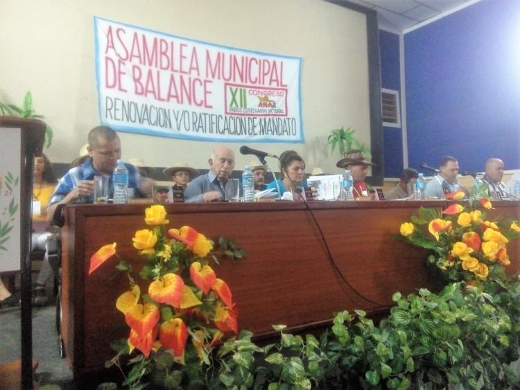 José Ramón Machado Ventura, Segundo Secretario del Comité Central del Partido Comunista de Cuba, presidió la Asamblea XII Congreso de la Asociación Nacional de Agricultores Pequeños (ANAP) en Taguasco.