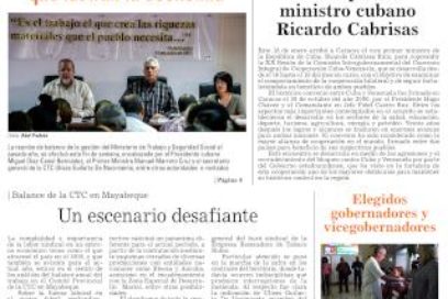 Lunes 20 de enero de 2020