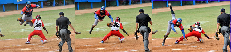 Secuencia de la anotación de Leslie Anderson. Foto: José Raúl Rodríguez Robleda