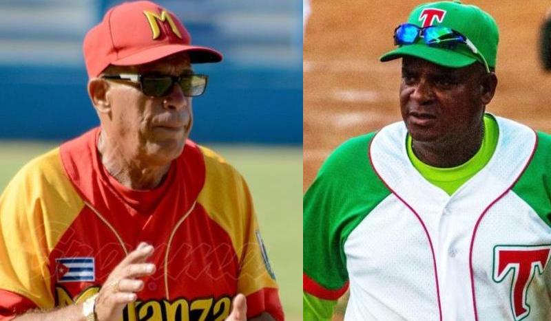 Armando Ferrer y Pablo Civil, mentores de Matanzas y Las Tunas, respectivamente.