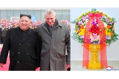 DPRK presents Cuba with flowers on 61st anniversary of Revolution
