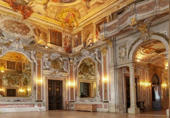 Vista interior del Palacio Ca Zenobio.