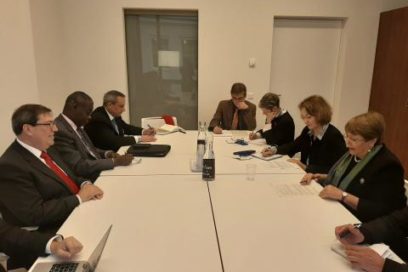Ministro de Relaciones Exteriores de Cuba se reúne con Alta Comisionada de las Naciones Unidas para los Derechos Humanos