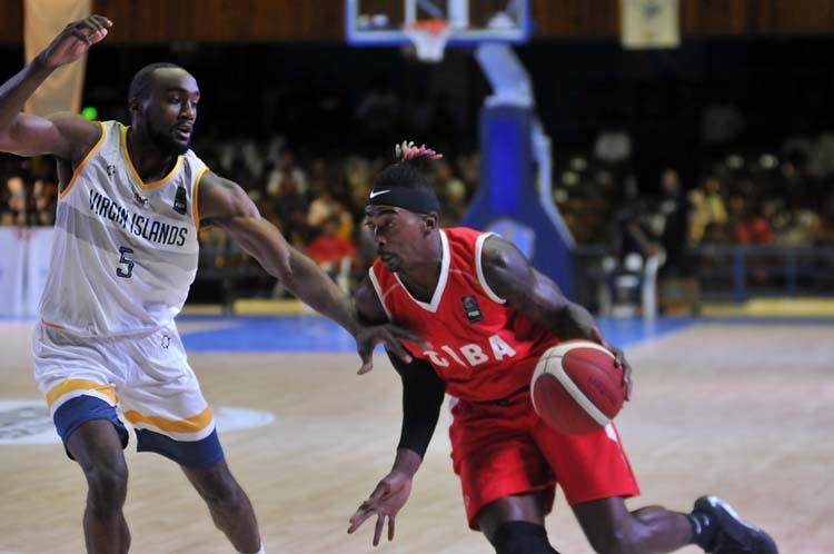 Karel Guzmán resultó el mejor anotador por Cuba con 14 puntos. Foto: José Raúl Rodríguez Robleda