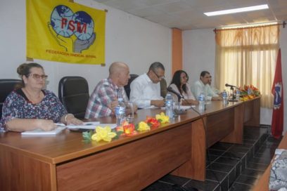 Evalúan vínculos sindicales de Cuba con el mundo