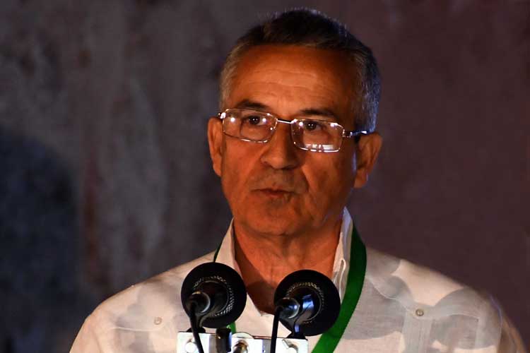Presidente del Instituto Cubano del Libro, Juan Rodríguez Cabrera. Foto: Joaquín Hernández Mena