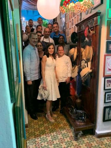 Los Reyes de España visitaron el restaurante que rectorea Iván