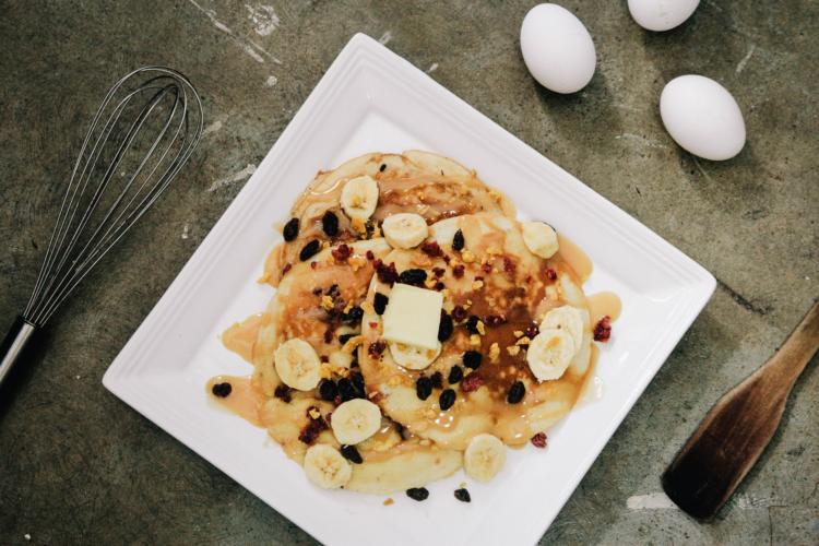 Crespes con platano. Foto: Unsplash