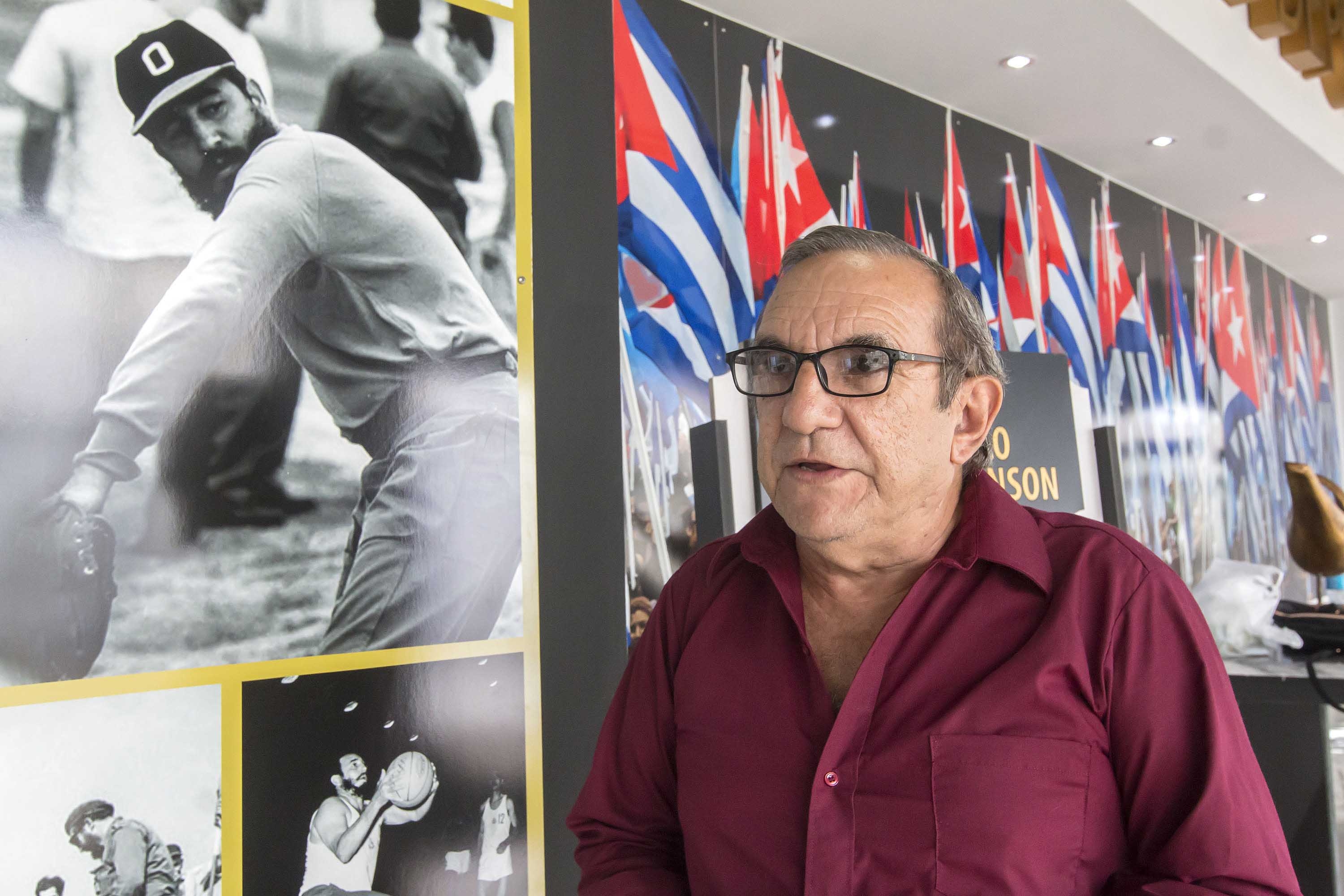 Erie Reyes, director del Salón del Deporte Cubano. Foto: José Raúl Rodríguez Robleda