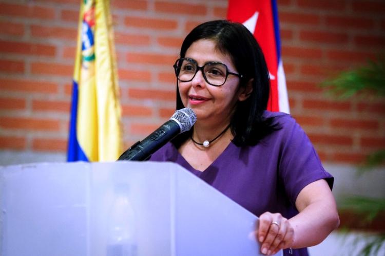 Delcy Rodríguez. Foto: Cortesía Vicepresidencia