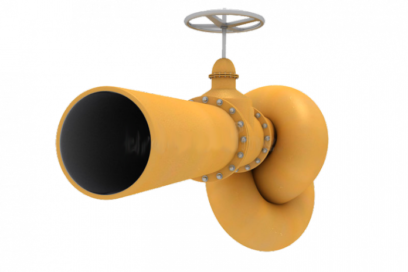 Agua cuando abren la llave de paso