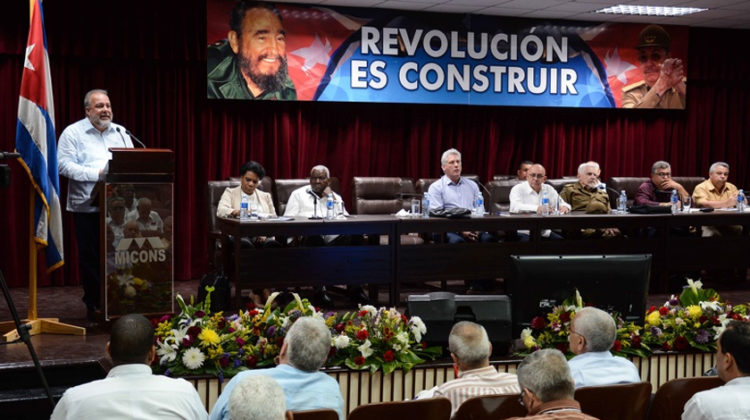 Balance del Ministerio de la Construcción. Foto: Marcelino Vázquez Hernández