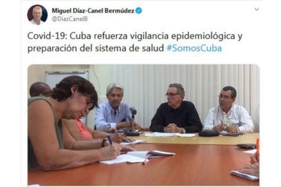 Cuba strengthens control over Covid-19 coronavirus, says Diaz-Canel