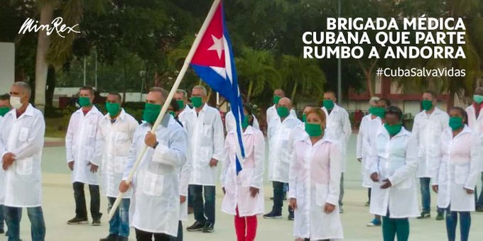 En Europa, personal médico de Cuba ya presta su servicio solidario contra la COVID-19 en la región de Lombardía, Italia. Foto: CubaMINREX