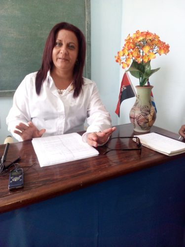 Doctora Greyza Sánchez, directora de Salud en Villa Clara.