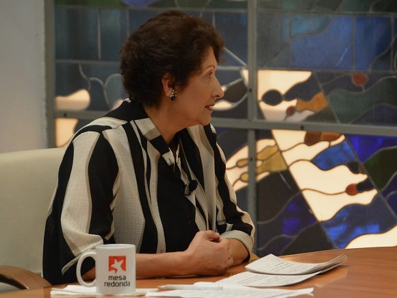 Ena Elsa Velázquez Cobiella, Ministra de Educación. Foto: Tomada de la Presidencia.
