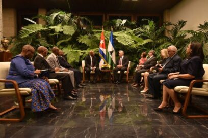 Recibió Presidente cubano al Rey de Lesoto