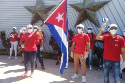 Gesto solidario de Palmares Santiago de Cuba frente a la COVID-19