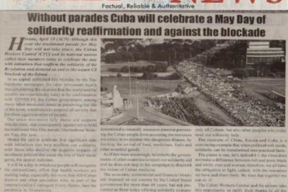 Diarios gambianos difunden llamado de Cuba a intensificar lucha contra bloqueo de EE.UU.