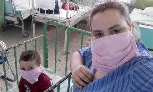 Soon to complete the 14-day isolation period, little Dilan and his mother Liliana will be tested once more, to rule out the existence of the virus in their bodies. Photo: Liliana Fajardo