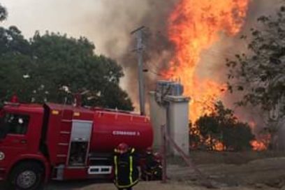 Incendio forestal en varias áreas de Santa Clara (+ Fotos)