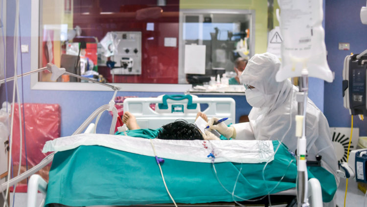 Hospital Bassini, en Cinisello Balsamo, cerca de Milán, Italia. Foto: Claudio Furlan / AP