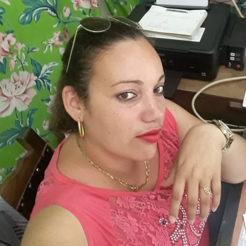 Meidy Arias Martínez, joven espirituana que se sobrepuso a la COVID-19. Foto: Tomada del perfil de Facebook de la entrevistada