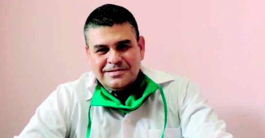 Santiago Badía González, secretario general del Sindicato Nacional de los Trabajadores de la Salud