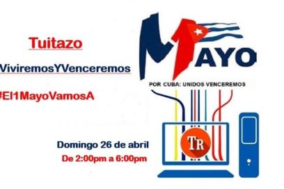 Tuitazo este domingo de 2 a 6 p.m.