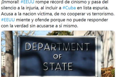 Estados Unidos pasa del silencio a la injuria