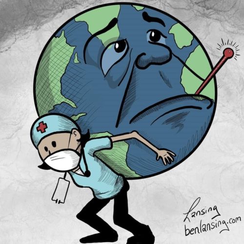 La presente cruzada por la vida en el planeta constituye la mayor movilización sanitaria mundial desde la firma en el 2015 del Acuerdo de París sobre Cambio Climático. (Foto tomada de Twitter)