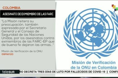 Misión de ONU en Colombia preocupada por asesinatos de excombatientes