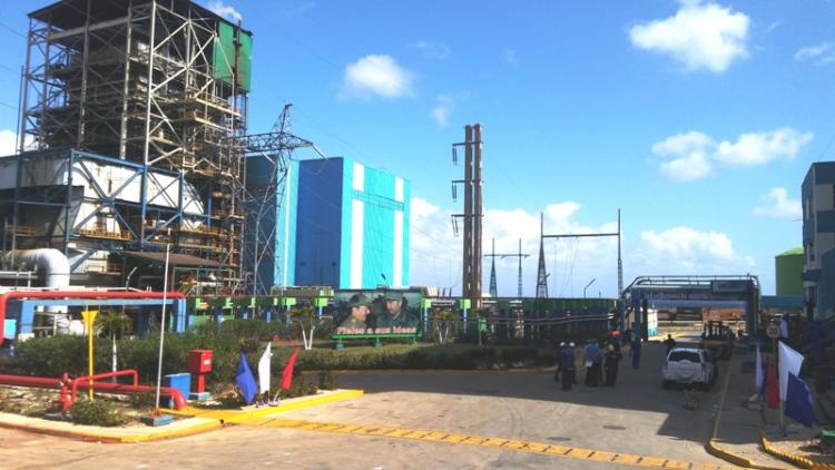 La Central Termoeléctrica (CTC) Antonio Guiteras sobrecumplio su plan de generación eléctrica en saludo al Primero de Mayo. Foto: Noryis
