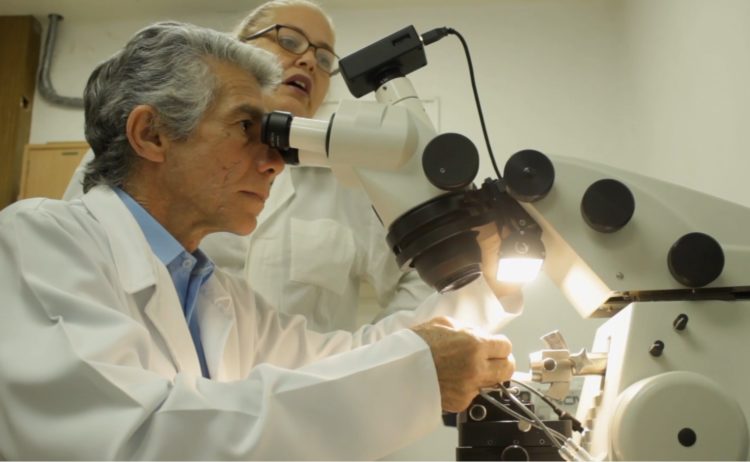 Profesor Jorge Verlanga en medio de su trabajo. Foto: Cortesía del entrevistado.