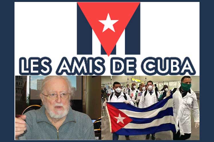 La asociación Los Amigos de Cuba se sumó al llamado a reconocer al Contingente Internacional de Médicos Especializados en Situaciones de Desastres y Graves Epidemias Henry Reeve, por su destacada trayectoria humanitaria mundial. Foto: Tomada de PL