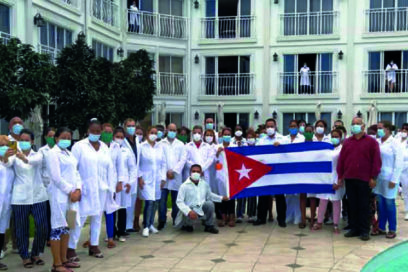 De Santa Lucía llegó un mensaje